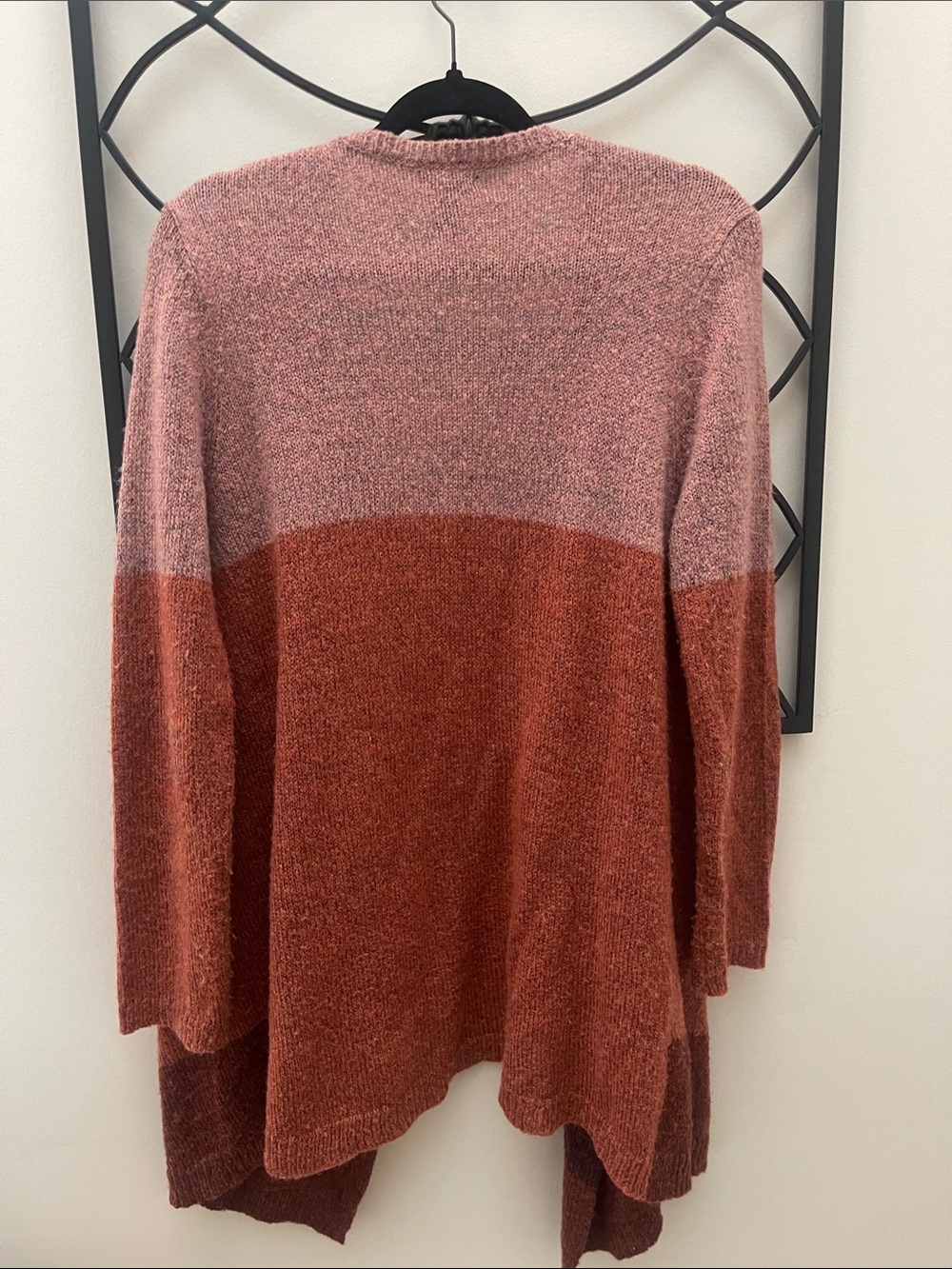 Colorblock Open-Front Cardigan - Picture 4 of 4